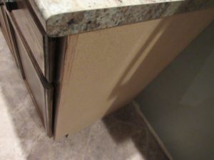 exposed mdf on sides