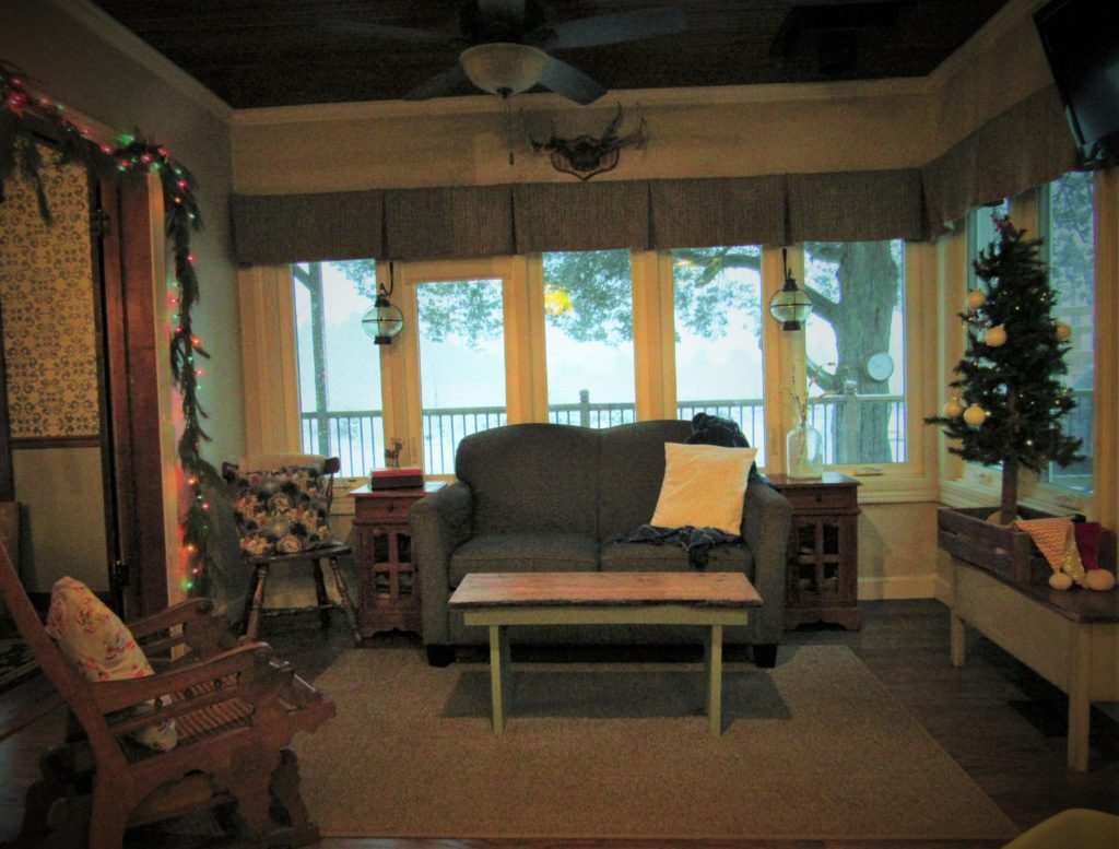 christmas sunroom