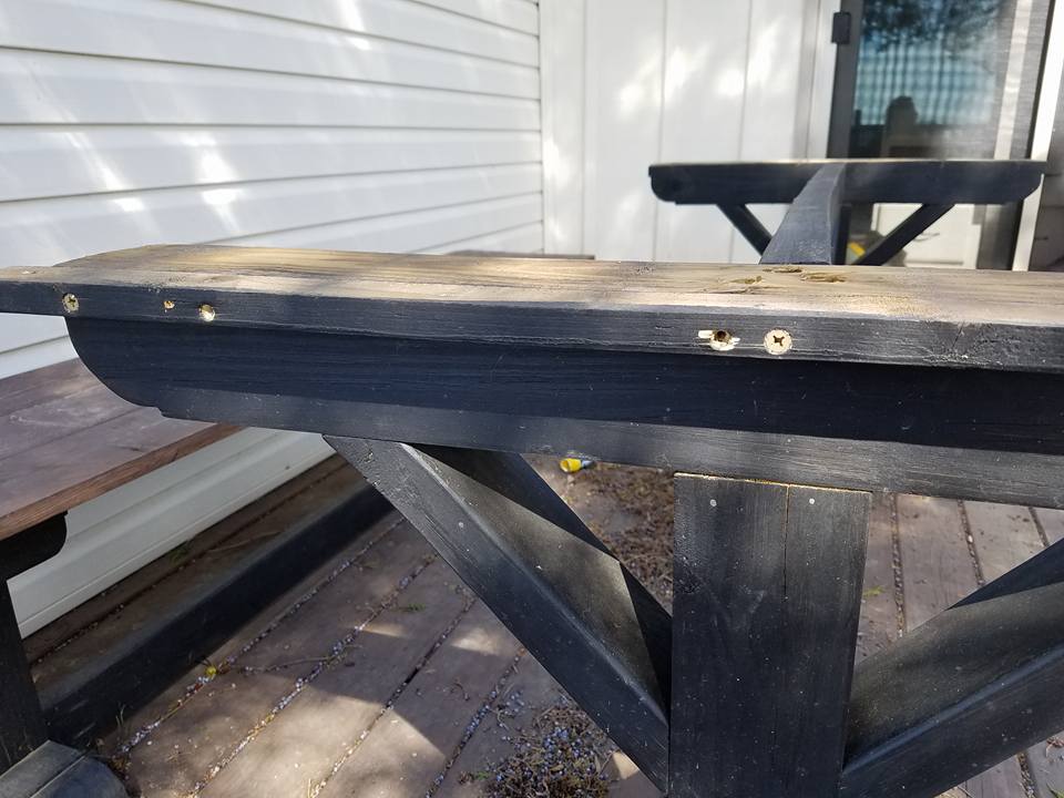 how to attach a wood table top