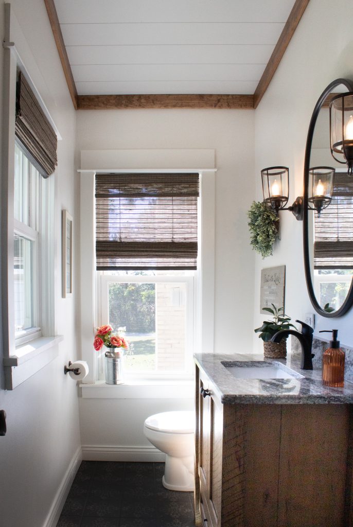 farmhouse half bath