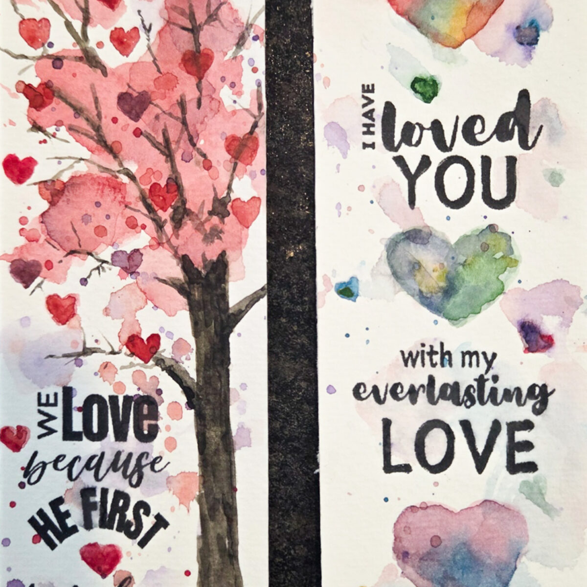 Watercolor Class Bookmarks -- February 2nd 6:15-7:00