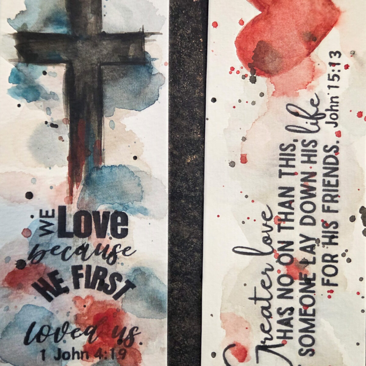 Watercolor Class Bookmarks -- February 2nd 7:00-7:45