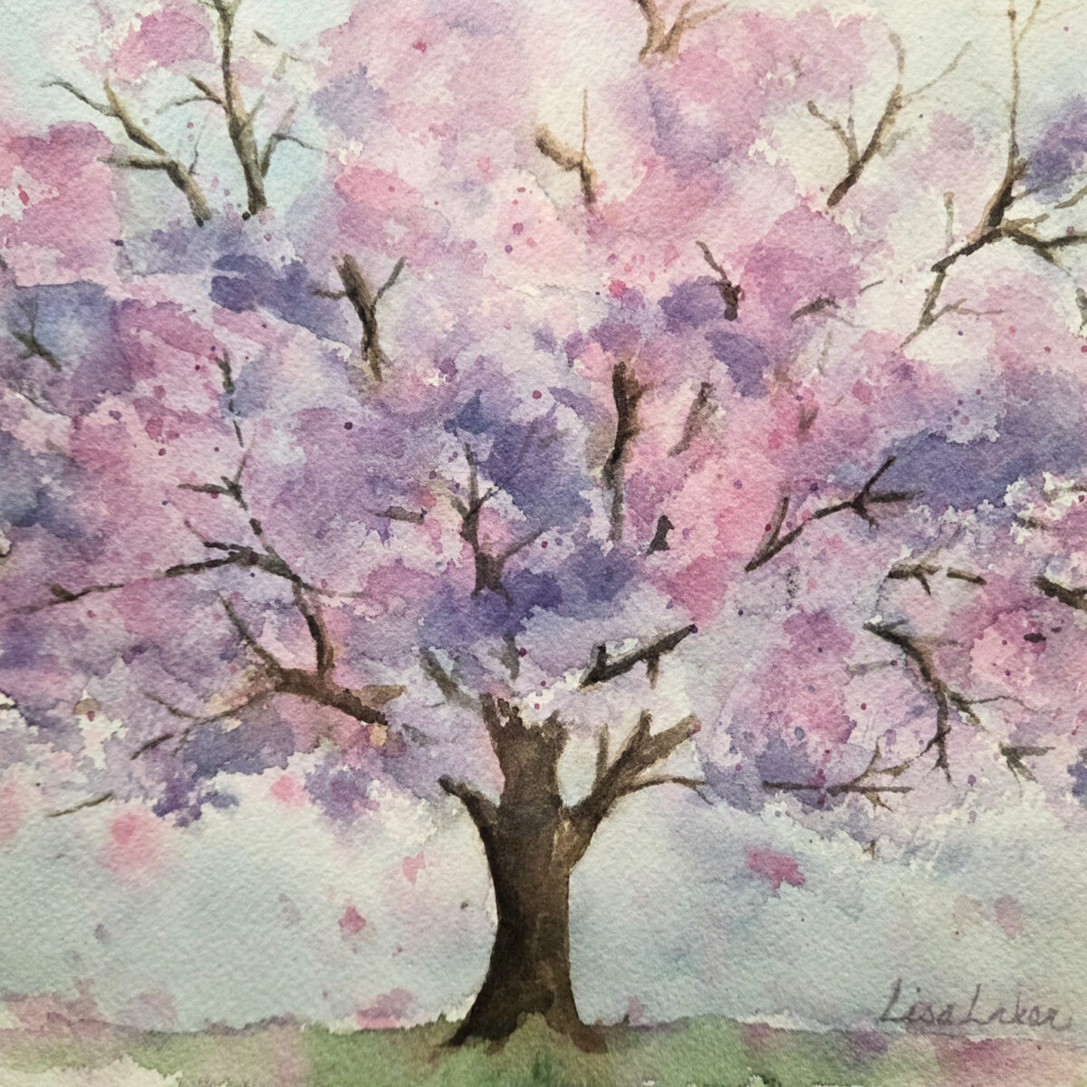 Watercolor Class Spring Tree -- Thursday 26th 9:30 - 11:30am